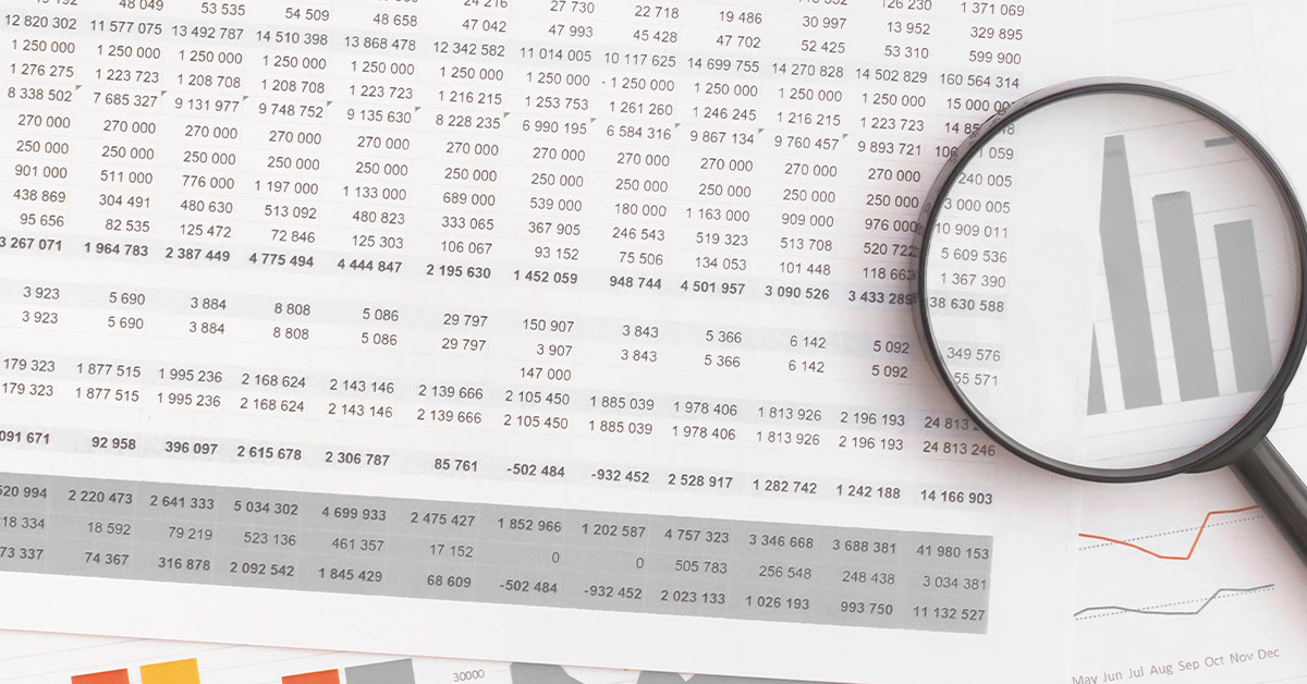 A spreadsheet on a laptop screen, from Amberly Neese's blog post on contentment